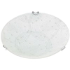 Plafon LAMPA sufitowa ANDRA 3234 Rabalux szklana OPRAWA okrągła LED 12W 4000K we wzorki chrom białe