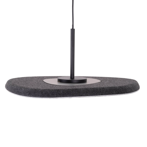 Lampa zwieszana Deux P0560 Maxlight LED 5W 3000K nieregularna czarna szara
