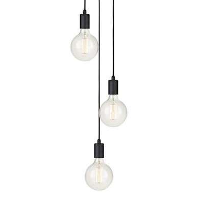 LAMPA wisząca SKY 106334 Markslojd metalowa OPRAWA zwis KASKADA przewody kable czarne