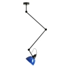 Regulowana lampa sufitowa AIDA 1141PL_G3_25 metalowa kobaltowa czarna