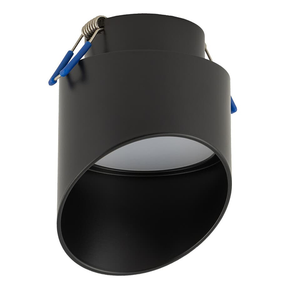 Lampa z klipsem sufitowa Hvar 10487 Nowodvorski punktowa skośna czarna