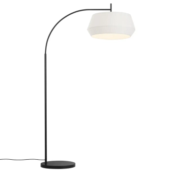Lampa podłogowa do salonu DICTE 2112414001 biały czarny