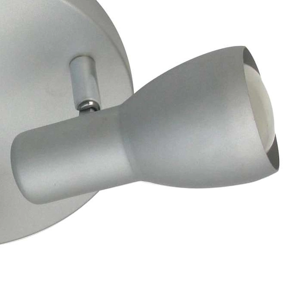 LAMPA sufitowa PICARDO 98-44242 Candellux reflektorowa OPRAWA regulowana szara srebrna