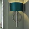 Kinkiet dekoracyjny L&-195222 Light& abażurowy morski srebrny