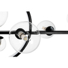 Wisząca lampa Alure Line Twin MSE010100347 Moosee LED 17W 3000K  kule czarne