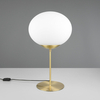 Lampa stolikowa FOMENTO 563100108 Trio do sypialni kula złoty biały
