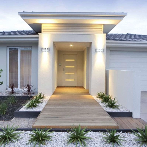 Zewnętrzna LAMPA ścienna BINGO MANGO-2 HL238 01147 Ideus elewacyjna OPRAWA tarasowy KINKIET półokrągły IP44 satyna biały