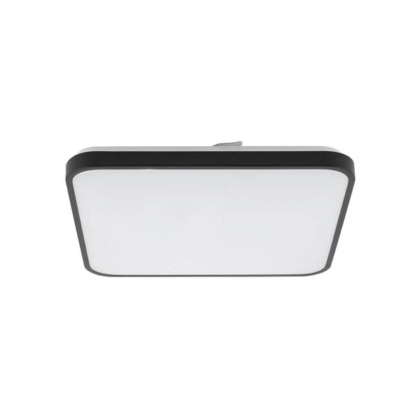 Kwadratowy plafon Agnes 10985 Nowodvorski LED 32W 3000K IP44 czarny biały