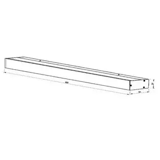 Przyścienna lampa ALEXA 04210/13/02 LED 13W 3000K IP44 złoty biały