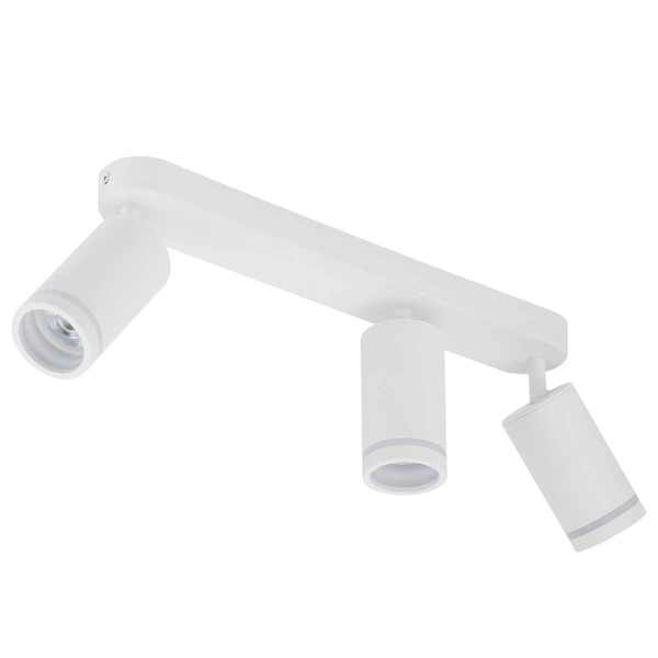 Potrójna lampa do sypialni Jet 6915 tubki loftowa metalowa biała