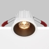 Wpuszczane oczko Alfa DL043-01-15W2.7K-RD-WB-DE LED 15W 2700K białe czarne