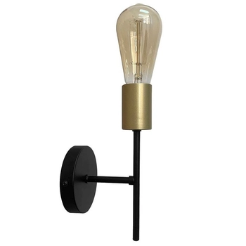 Kinkiet ścienny retro CRESPILO 21-01252 wysięgnik metalowy czarny