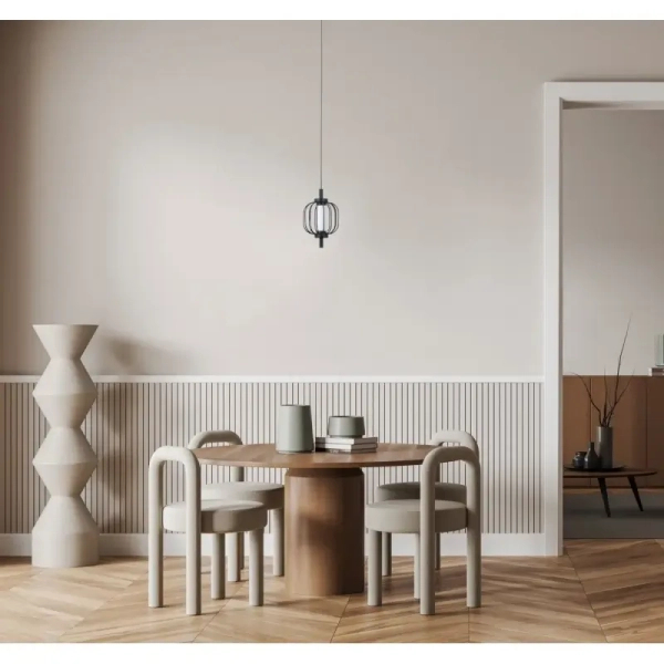 Lampa wisząca do salonu Pedro PND-34405-1-BK LED 4W 3000K czarny