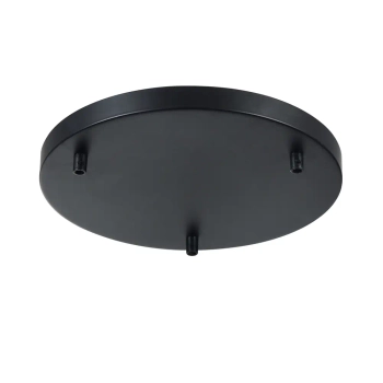 Metalowy uchwyt do lampy Universal base SPR-BASE-R-03-B okrągły czarny