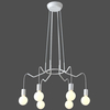 Lampa wisząca BASSO 36-71026 metalowa industrialny zwis hygge białe