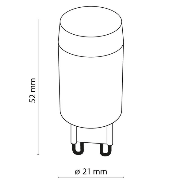 Żarówka 3522 G9 3W 4000K biała