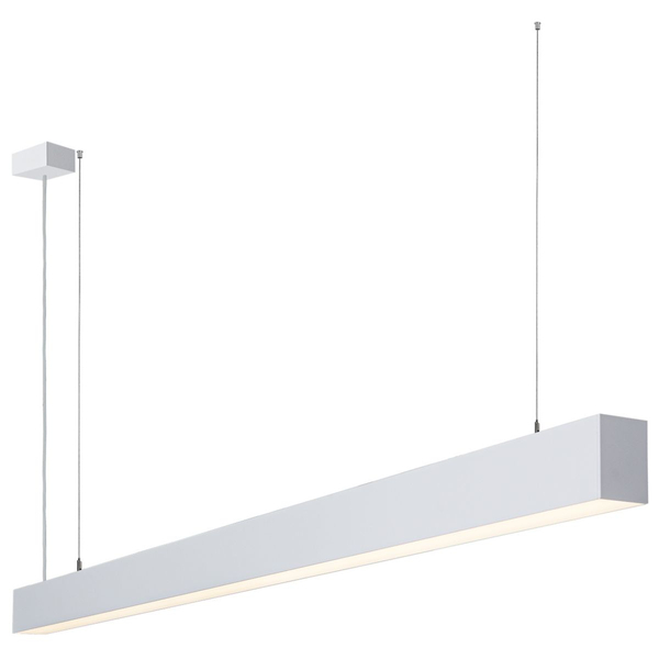 Metalowa lampa wisząca Traversi PRD-5470-170-WH-830-PN Italux LED 53W 3000K biała