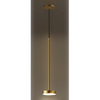 LAMPA wisząca CGSPOTLED1 COPEL okrągła OPRAWA metalowa LED 12W 3000K zwis dysk antyczny mosiądz