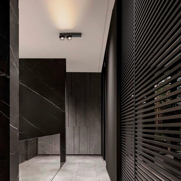 Lampa sufitowa FRONTERA LE44942 LED 21W 3000K bubbles szara czarna