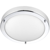 Okrągły plafon Portico 54676 Saxby łazienkowy LED 9W 4000K IP44 chrom