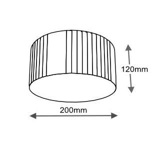 Plafon LAMPA sufitowa ZAMA 7035 Shilo natynkowa OPRAWA LED 15W 3000K okrągła biała
