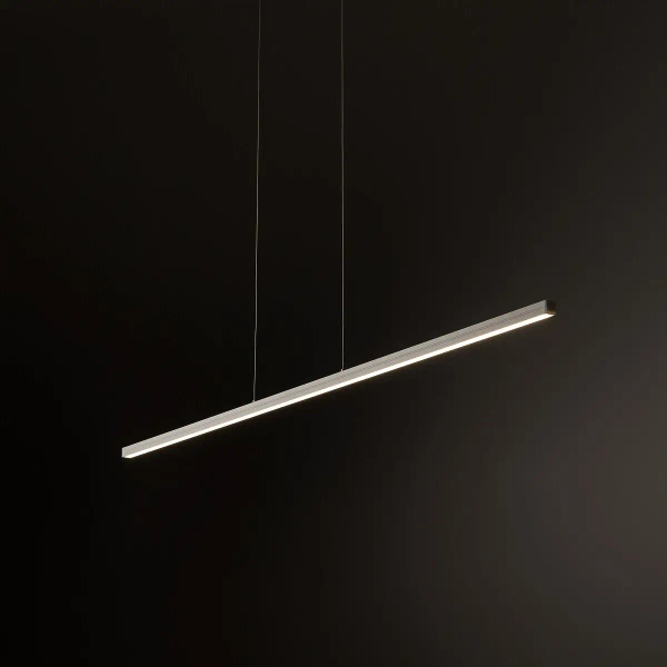 Wisząca lampa do salonu podłużna BAR 11583 LED 27W 3000K biała