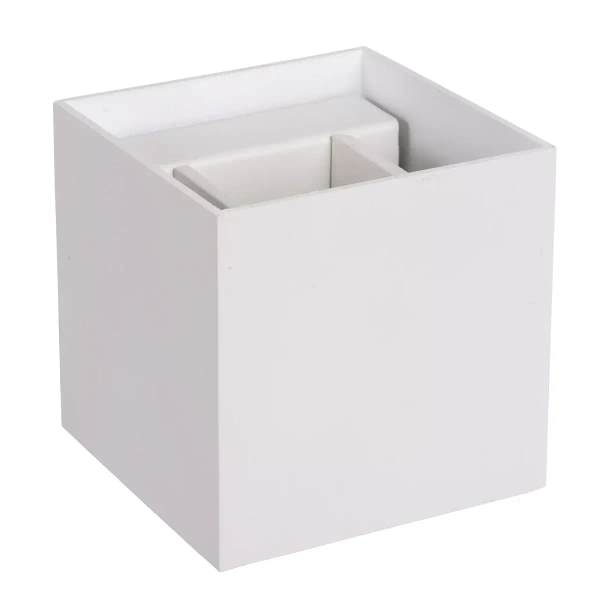 Lampa ścienna góra-dół XIO 09217/04/31 Lucide metalowa kostka biała