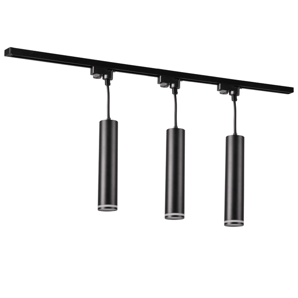 Szynowy zestaw wiszący PARIS 321572 1-obwodowy czarny