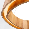Lampa zwieszana Horizon QN-HORIZON-RING-LED-60-TEAK LED 43W 3000K brązowy