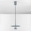 Lampa do jadalni okrągła BAILA LE44536 LED 8W 3000K wisząca szary