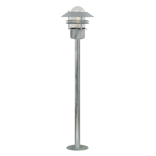 Ogrodowa lampa stojąca Blokhus 25078031 IP54 retro srebrny