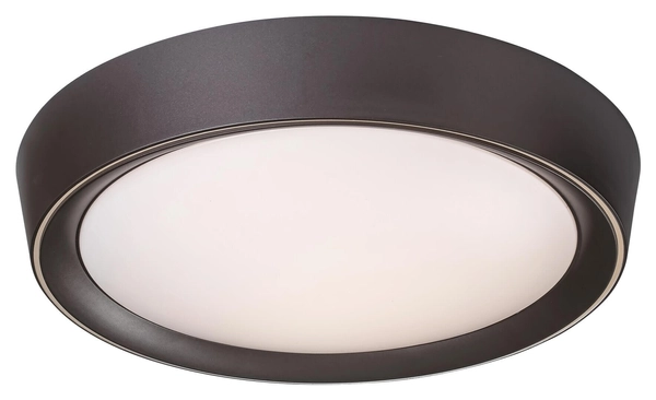 Plafoniera LAMPA sufitowa MOKKA 2987 Rabalux okrągła OPRAWA plafon LED 24W 3000K - 6000K z pilotem brązowy