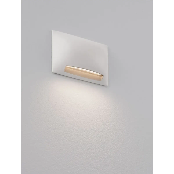 Ścienny kinkiet do ogrodu PLASENA LE75300 LED 5W 3000K IP65 biała