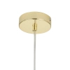 Wisząca lampa ball Flash MP1238-300 gold Step nad stół lustrzana złota