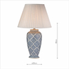 Podstawa do lampy stołowej ELY4223 Dar Lighting ceramiczna niebieska
