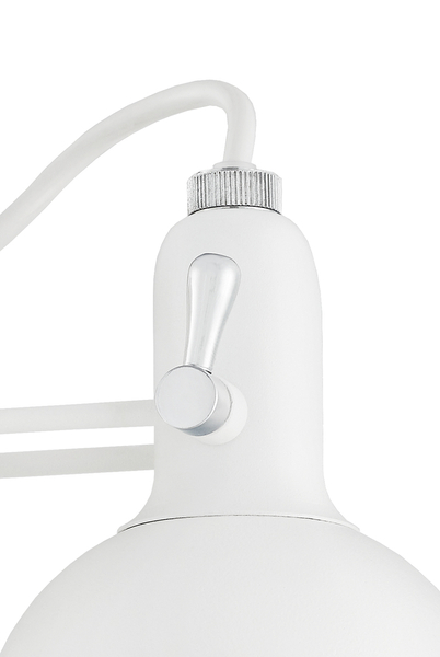 Kinkiet LAMPA ścienna NAUTILIUS 20481101 Kaspa regulowana OPRAWA reflektorek loft biały
