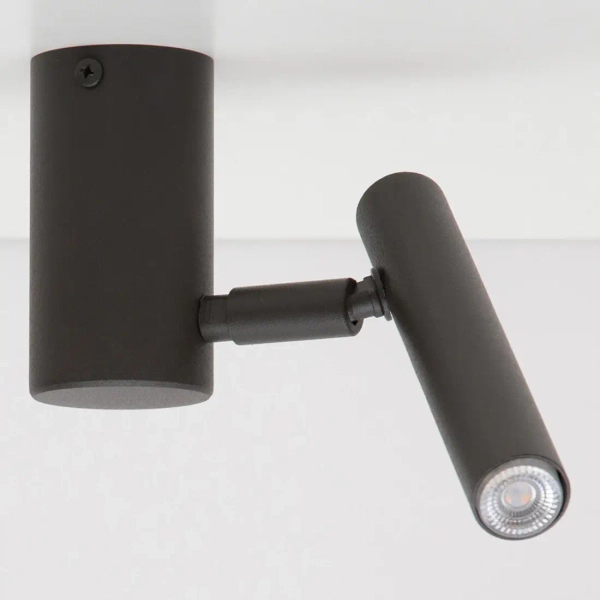 Punktowa sufitowa lampa Sopel 41469 tubka ruchoma ciemnoszary