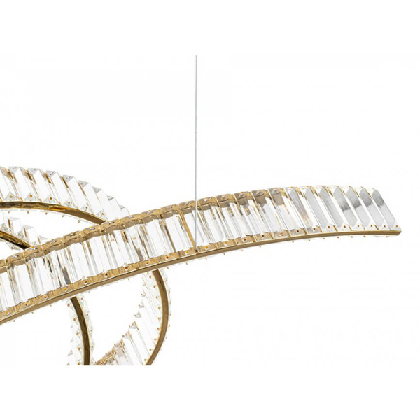 Wisząca lampa do jadalni Wave MSE1501100188 Moosee LED 28W 3000K złota