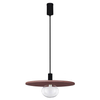 Kulista lampa wisząca ASUNTA LE44658 betonowa bordowo-brązowa