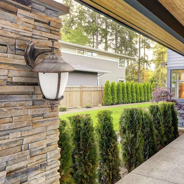 Ogrodowa LAMPA ścienna MADRID 8476 Rabalux zewnętrzna OPRAWA elewacyjna KINKIET retro outdoor złoto antyczne