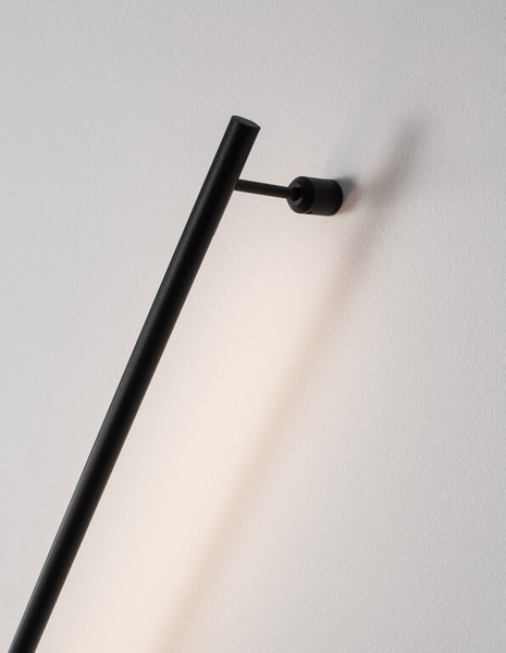 Nowoczesny kinkiet salonowy Buin LED 15W 3000K natynkowy czarny