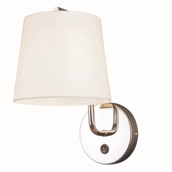 Kuchenna lampa ścienna CHICAGO W0195 Maxlight abażur metal tkanina biały