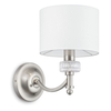 Kinkiet LAMPA ścienna ALICANTE MOD014WL-01N Maytoni abażurowa OPRAWA glamour nikiel