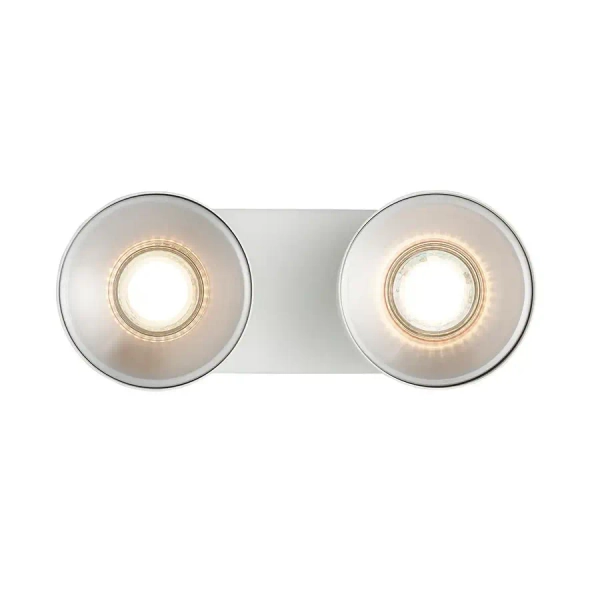 Podwójna lampa sufitowa PITCHER 2310410101 regulowana biała