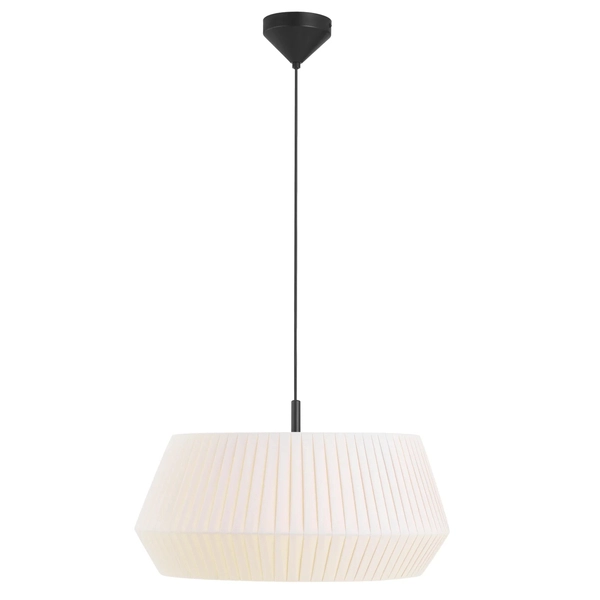 Lampa wisząca do salonu Dicte 2112373001 Nordlux abażur z tkaniny biały