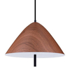 Wisząca lampa do jadalni CARAPARI LE44814 LED 17W 3000K drewniany
