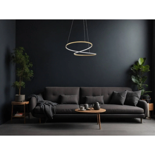 Stylowa lampa wisząca CELAYA LE42761 nad stół LED 40W 3000K złota