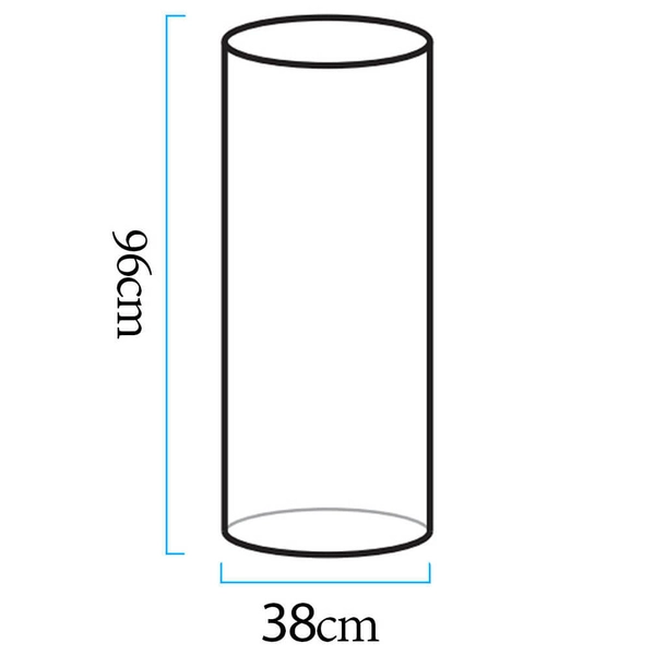 Lampa zewnętrzna słupek Tube ES-DC031 LED 5W RGBW IP65 biała
