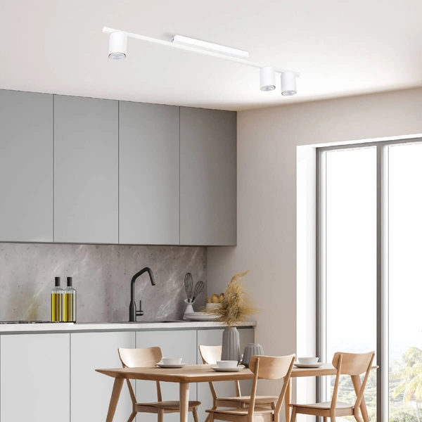 Loftowa nasufitowa lampa Logan 4570 tubka do przedpokoju biała