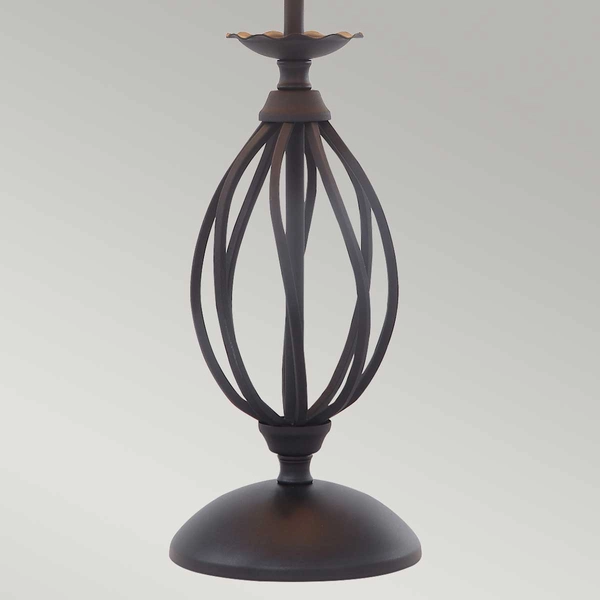 Lampka nocna Artisan ART-TL-BLACK Elstead abażurowa metalowa biała czarna